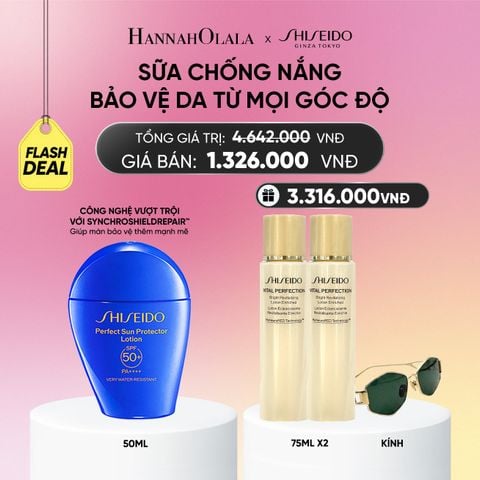  SỮA CHỐNG NẮNG DƯỠNG DA SHISEIDO GSC PERFECT SUN PROTECTOR LOTION SPF50+ 50ML - DEAL 4.1_ A4502 