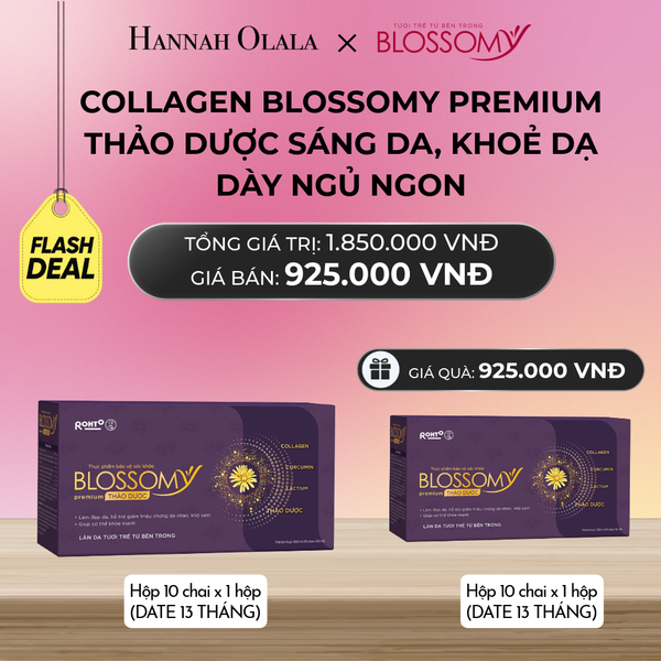  MUA 1 HỘP 10 TẶNG 1 HỘP 10 THỰC PHẨM BẢO VỆ SỨC KHỎE BLOSSOMY PREMIUM THẢO DƯỢC (DATE 13 THÁNG) - FLASH DEAL_A2068 