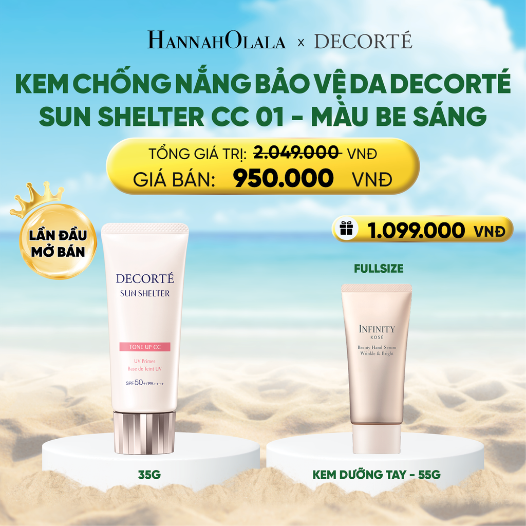  [FLASH DEAL] KEM CHỐNG NẮNG BẢO VỆ DA DECORTÉ SUN SHELTER 
