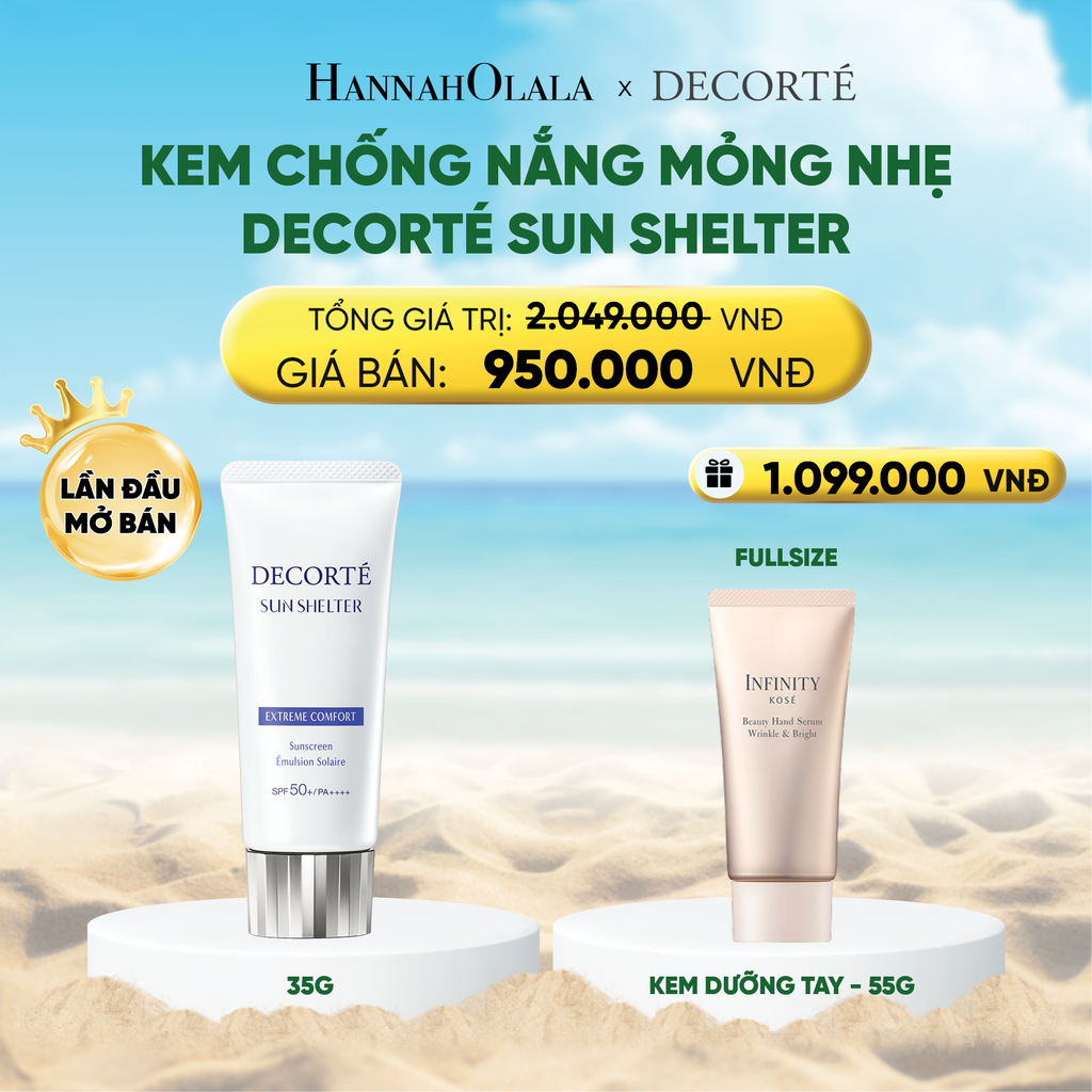  [FLASH DEAL] KEM CHỐNG NẮNG BẢO VỆ DA DECORTÉ SUN SHELTER 