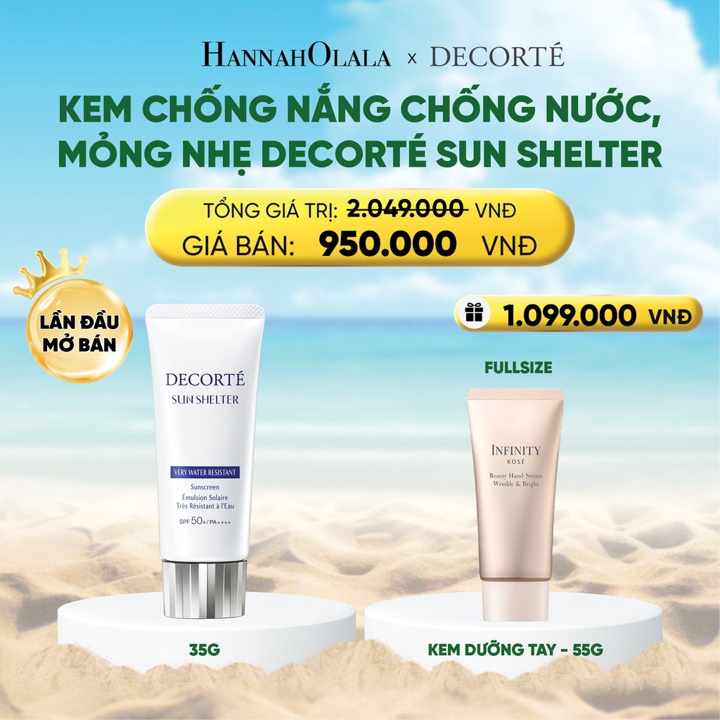  [FLASH DEAL] KEM CHỐNG NẮNG BẢO VỆ DA DECORTÉ SUN SHELTER 