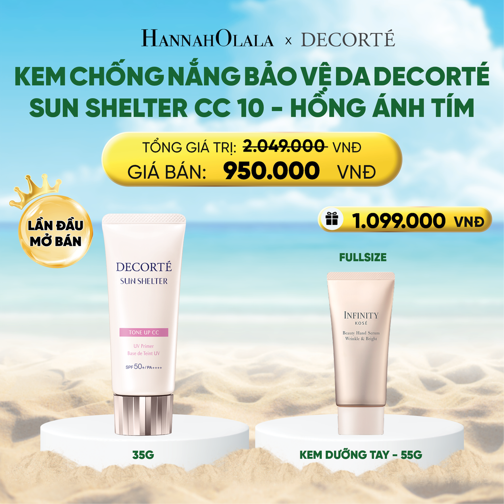  [FLASH DEAL] KEM CHỐNG NẮNG BẢO VỆ DA DECORTÉ SUN SHELTER 