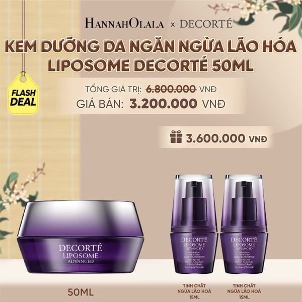  [DEAL ĐỘC QUYỀN] KEM DƯỠNG DA NGĂN NGỪA LÃO HÓA LIPOSOME DECORTÉ - A409 
