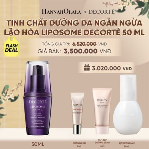  [FLASH DEAL] TINH CHẤT DƯỠNG DA NGĂN NGỪA LÃO HÓA LIPOSOME DECORTÉ 50 ML - A396 