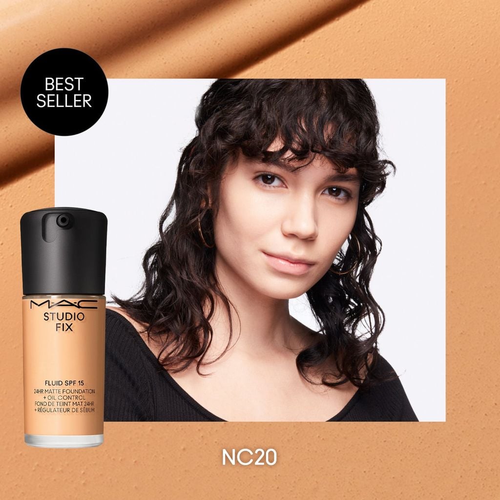  E48_DEAL 3: KEM NỀN MAC KAIZEN STUDIO FIX FLUID SPF 15 30ML 