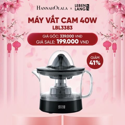  DEAL 1: MÁY VẮT CAM LEBENLANG LBL3383, 500ML, 40W 