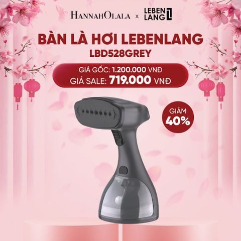  DEAL 2: BÀN LÀ HƠI CẦM TAY LEBENLANG LBD528, 1500W, 300ML 