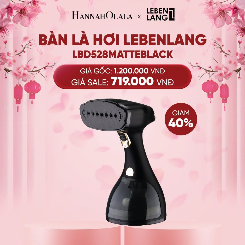  DEAL 2: BÀN LÀ HƠI CẦM TAY LEBENLANG LBD528, 1500W, 300ML 