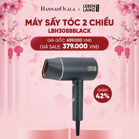  DEAL 5: MÁY SẤY TÓC 2 CHIỀU NÓNG LẠNH LEBENLANG LBH3088, 2100W 