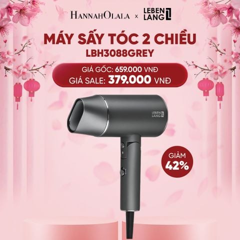  DEAL 5: MÁY SẤY TÓC 2 CHIỀU NÓNG LẠNH LEBENLANG LBH3088, 2100W 