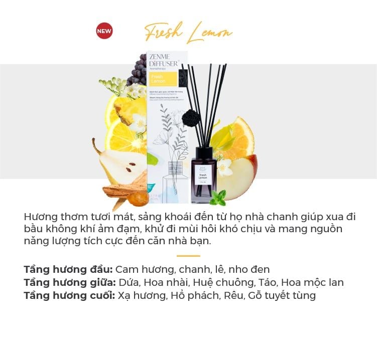  COMBO 2 TINH DẦU TÁN HƯƠNG ZENME DEAL 4: - A879 