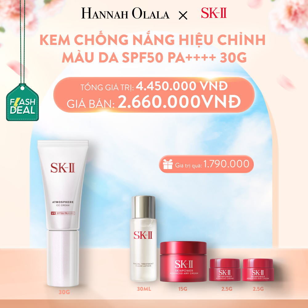  A750_DEAL 4: [FLASH DEAL] KEM CHỐNG NẮNG HIỆU CHỈNH MÀU DA SPF50 PA++++ 30G 