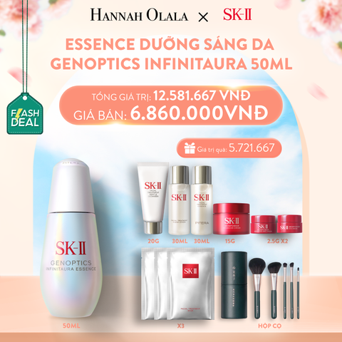  A742_DEAL 1: [FLASH DEAL] ESSENCE DƯỠNG SÁNG DA GENOPTICS INFINITAURA 50ML (PHIÊN BẢN CẢI TIẾN) 
