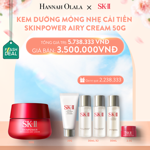  A752_DEAL 5: [FLASH DEAL] KEM DƯỠNG MỎNG NHẸ CẢI TIẾN SKINPOWER 50G 