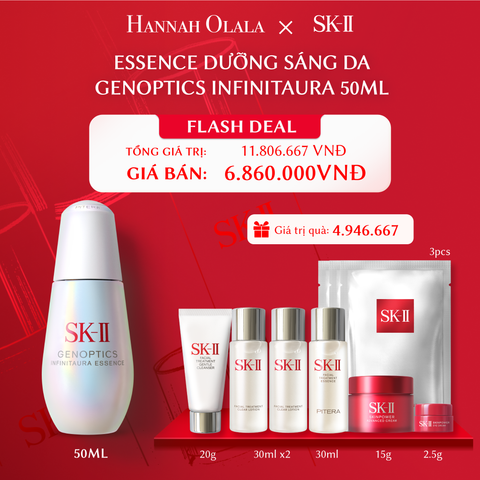  D7_[FLASH DEAL] DEAL 1FS: ESSENCE DƯỠNG SÁNG DA GENOPTICS INFINITAURA 50ML 