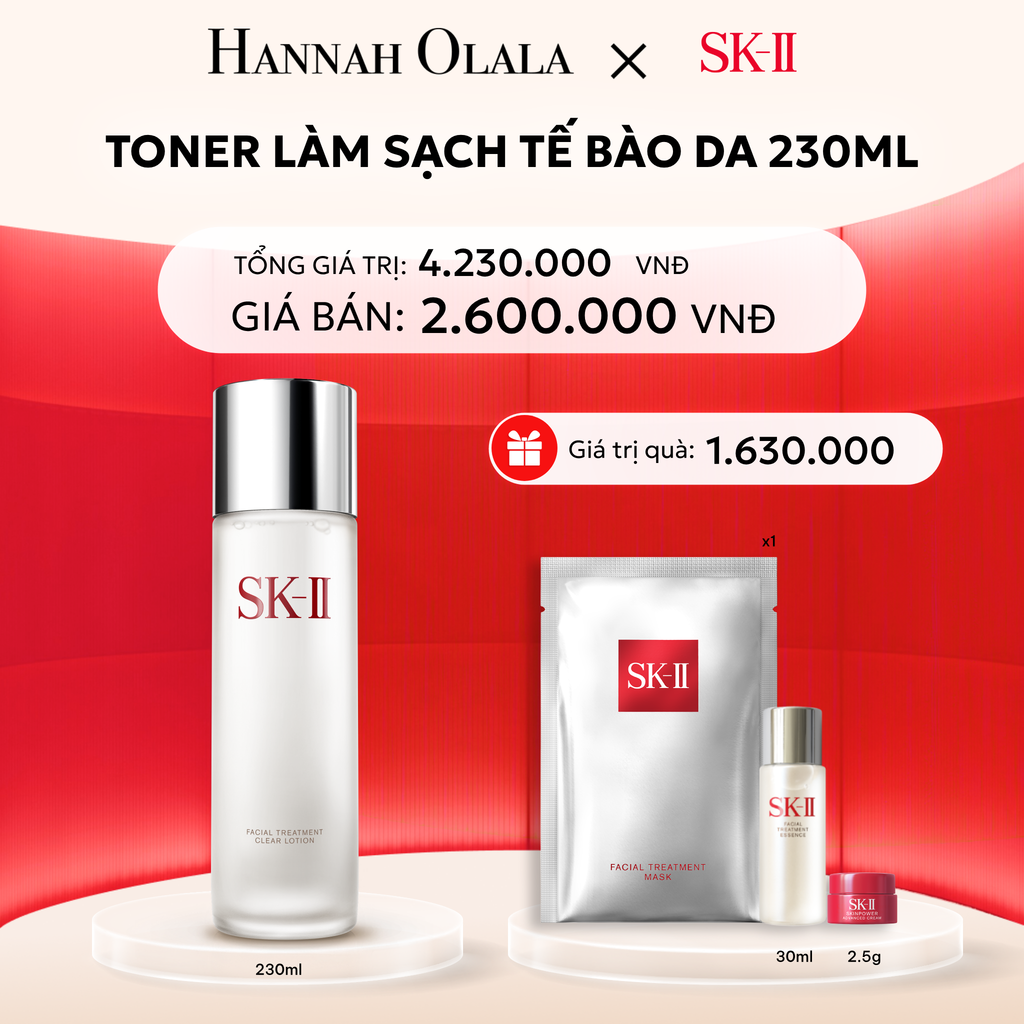  DEAL 8: TONER SK-II LÀM SẠCH TẾ BÀO DA 230ML 