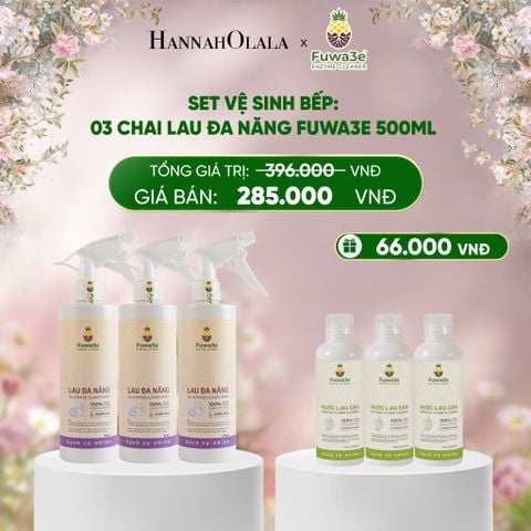  DEAL 13: SET VỆ SINH BẾP: 03 LAU ĐA NĂNG 