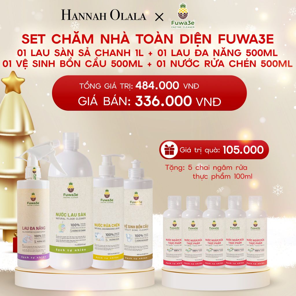  A59_DEAL 7: SET CHĂM NHÀ TOÀN DIỆN: 01 LAU SÀN SẢ CHANH 1L 01 LAU ĐA NĂNG 500ML 01 VỆ SINH BỒN CẦU 500ML 01 RỬA CHÉN 500ML 