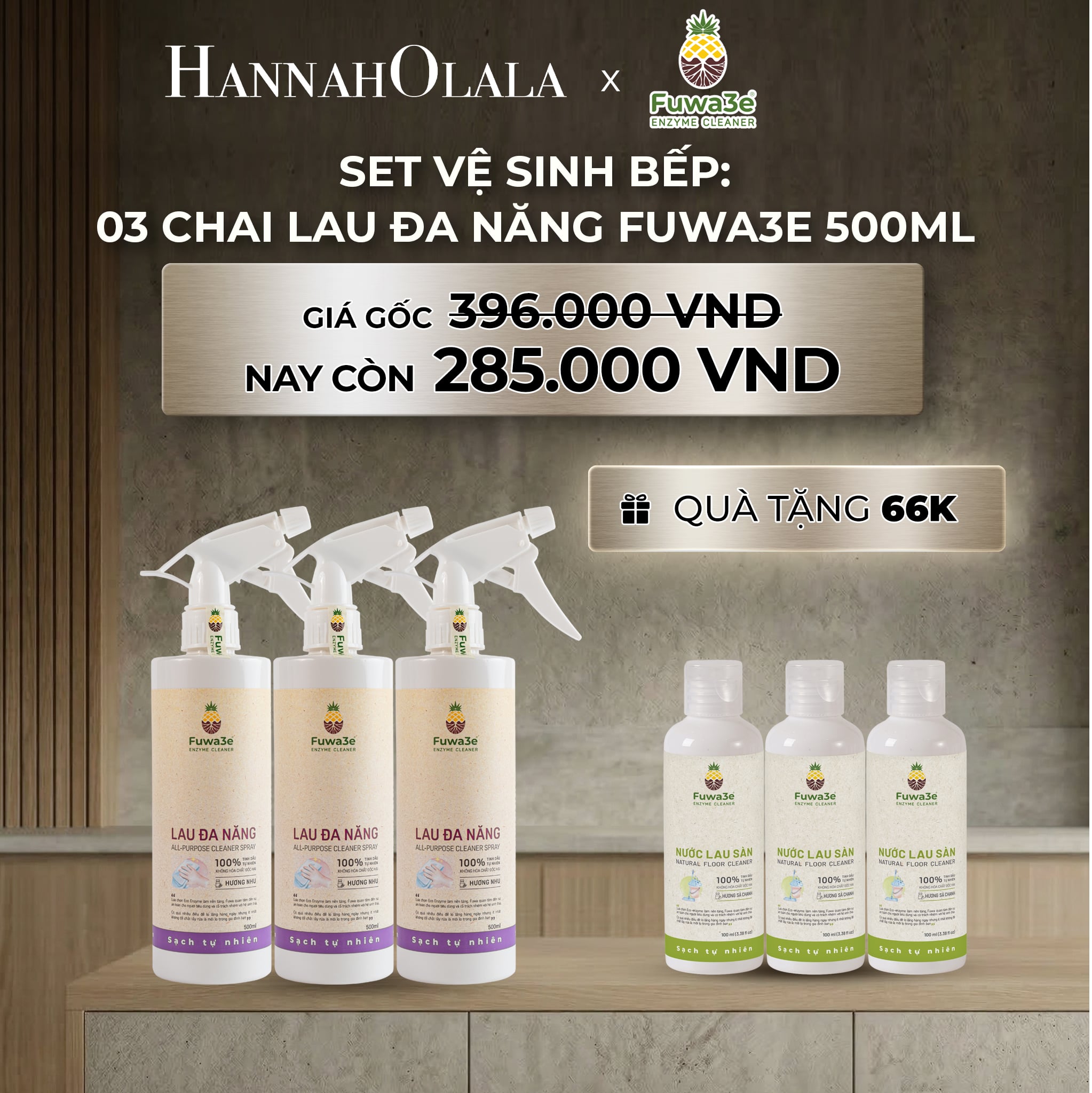 Set Vệ Sinh Bếp B290 03 Lau Đa Năng