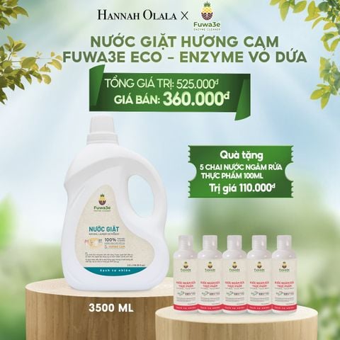  E19_DEAL 8: NƯỚC GIẶT CAM FUWA3E PHÙ HỢP CHO ĐỒ LÓT ĐỒ LỤA VÀ AN TOÀN CHO EM BÉ 3.5L 