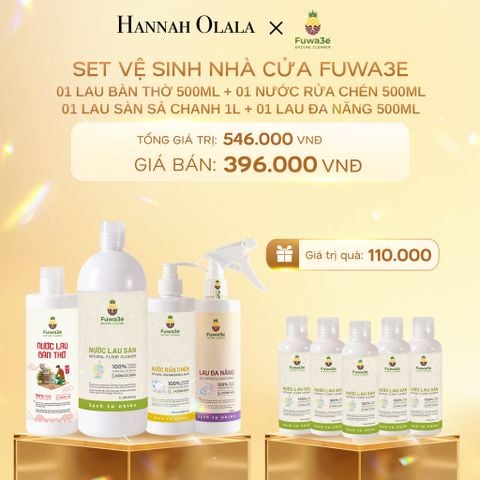  C420_DEAL 9: SET VỆ SINH NHÀ CỬA: 01 LAU BÀN THỜ 500ML 01 RỬA CHÉN 500ML 01 LAU SÀN 1L 01 LAU ĐA NĂNG 500ML 