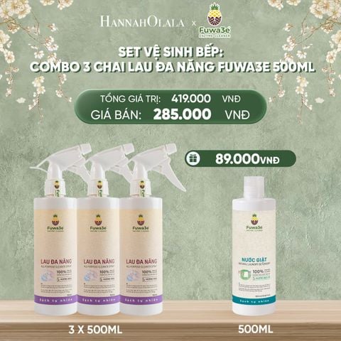  DEAL 7: SET VỆ SINH BẾP: 03 LAU ĐA NĂNG 