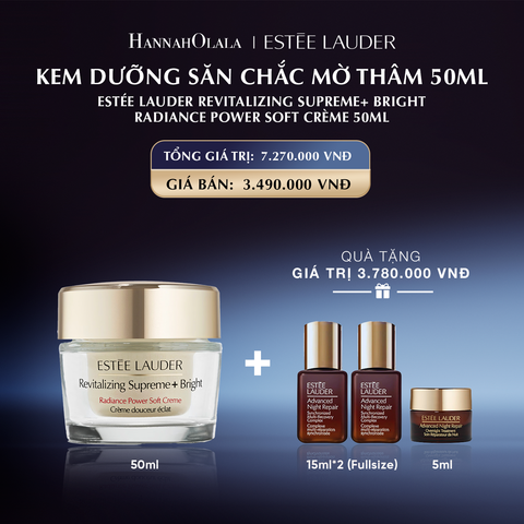  KEM DƯỠNG SĂN CHẮC MỜ THÂM ESTÉE LAUDER REVITALIZING SUPREME+ BRIGHT RADIANCE POWER SOFT CRÈME 50ML 