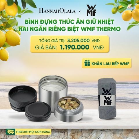  BÌNH ĐỰNG THỨC ĂN GIỮ NHIỆT HAI NGĂN RIÊNG BIỆT WMF THERMO 