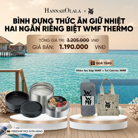  BÌNH ĐỰNG THỨC ĂN GIỮ NHIỆT HAI NGĂN RIÊNG BIỆT WMF THERMO_ D710 