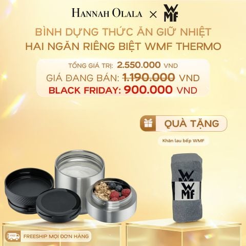  DEAL 16: BÌNH ĐỰNG THỨC ĂN GIỮ NHIỆT HAI NGĂN RIÊNG BIỆT WMF THERMO DUNG TÍCH 200-300ML 