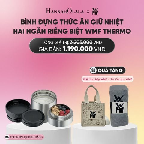  BÌNH ĐỰNG THỨC ĂN GIỮ NHIỆT HAI NGĂN RIÊNG BIỆT WMF THERMO_A148 
