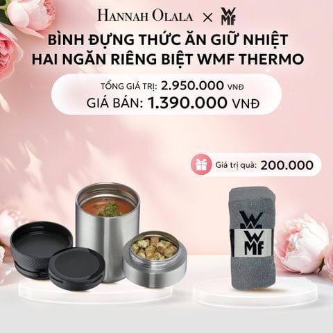  E97: DEAL 16: BÌNH ĐỰNG THỨC ĂN GIỮ NHIỆT HAI NGĂN RIÊNG BIỆT WMF THERMO 