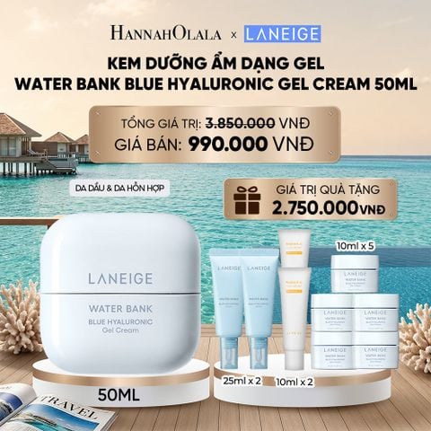  KEM DƯỠNG ẨM WATER BANK BLUE HYALURONIC GEL CREAM 50ML 