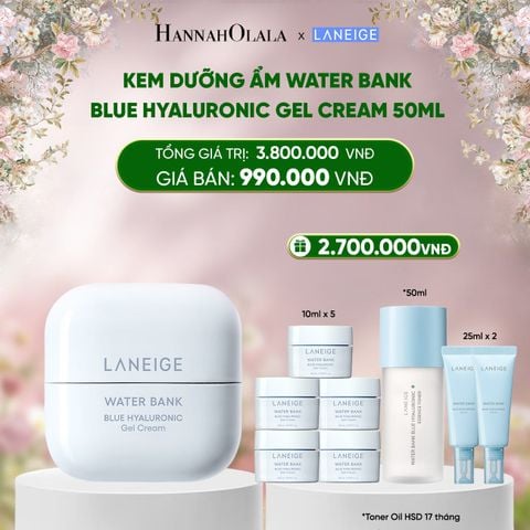  DEAL 6: KEM DƯỠNG ẨM WATER BANK BLUE HYALURONIC GEL CREAM 50ML 