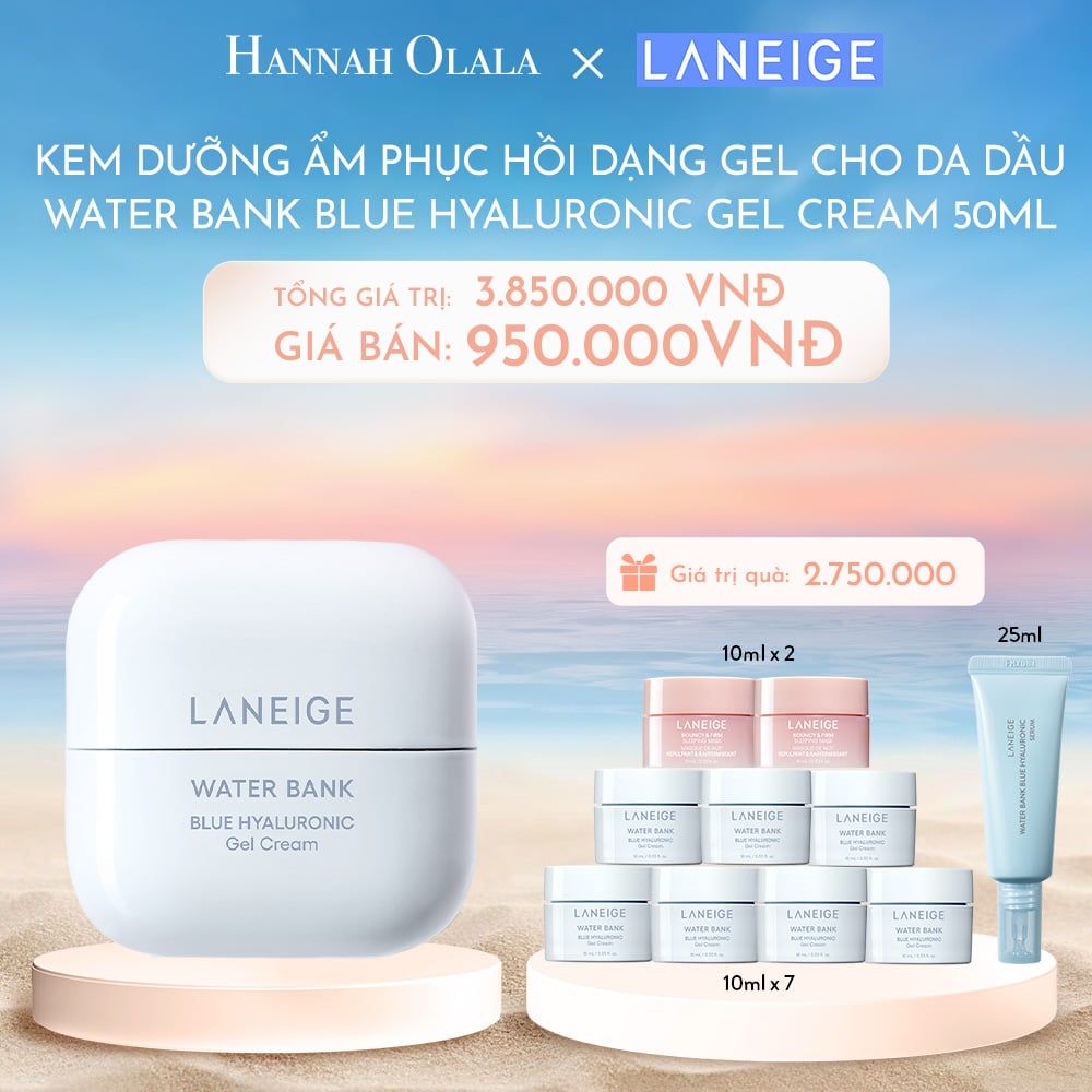  C99_DEAL 6: KEM DƯỠNG ẨM WATER BANK BLUE HYALURONIC GEL CREAM 50ML 