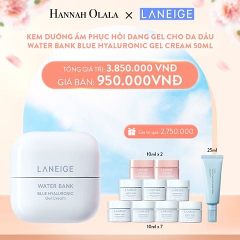  A438_DEAL 6: KEM DƯỠNG ẨM WATER BANK BLUE HYALURONIC GEL CREAM 50ML 