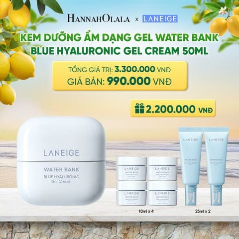  KEM DƯỠNG ẨM WATER BANK BLUE HYALURONIC GEL CREAM 50ML 