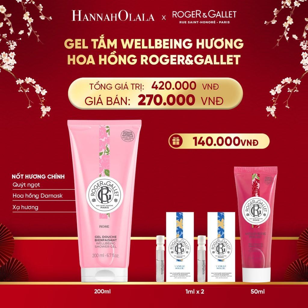  DEAL 1: GEL TẮM 200ML ROGER&GALLET 