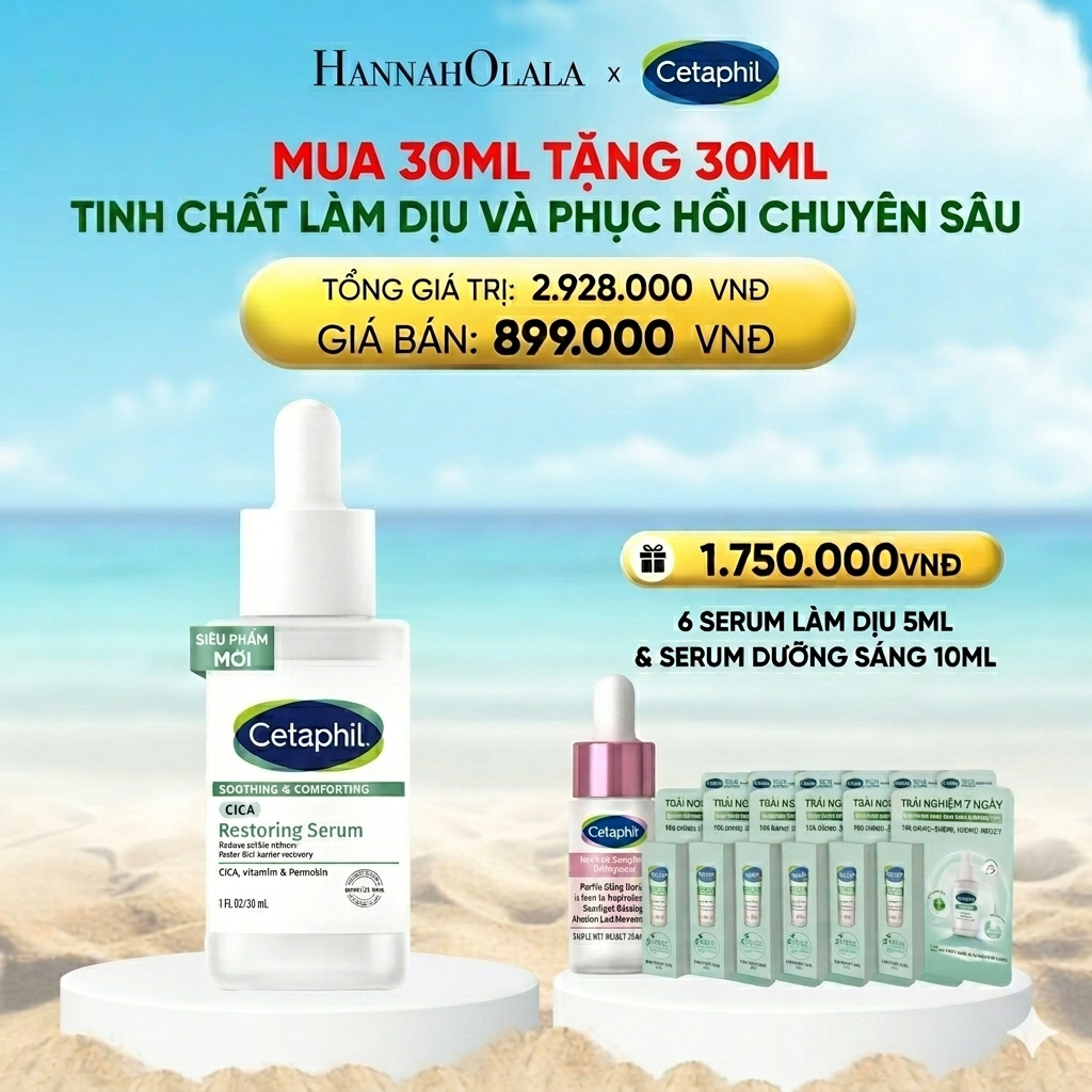  TINH CHẤT LÀM DỊU VÀ PHỤC HỒI CHUYÊN SÂU CETAPHIL 30ML 