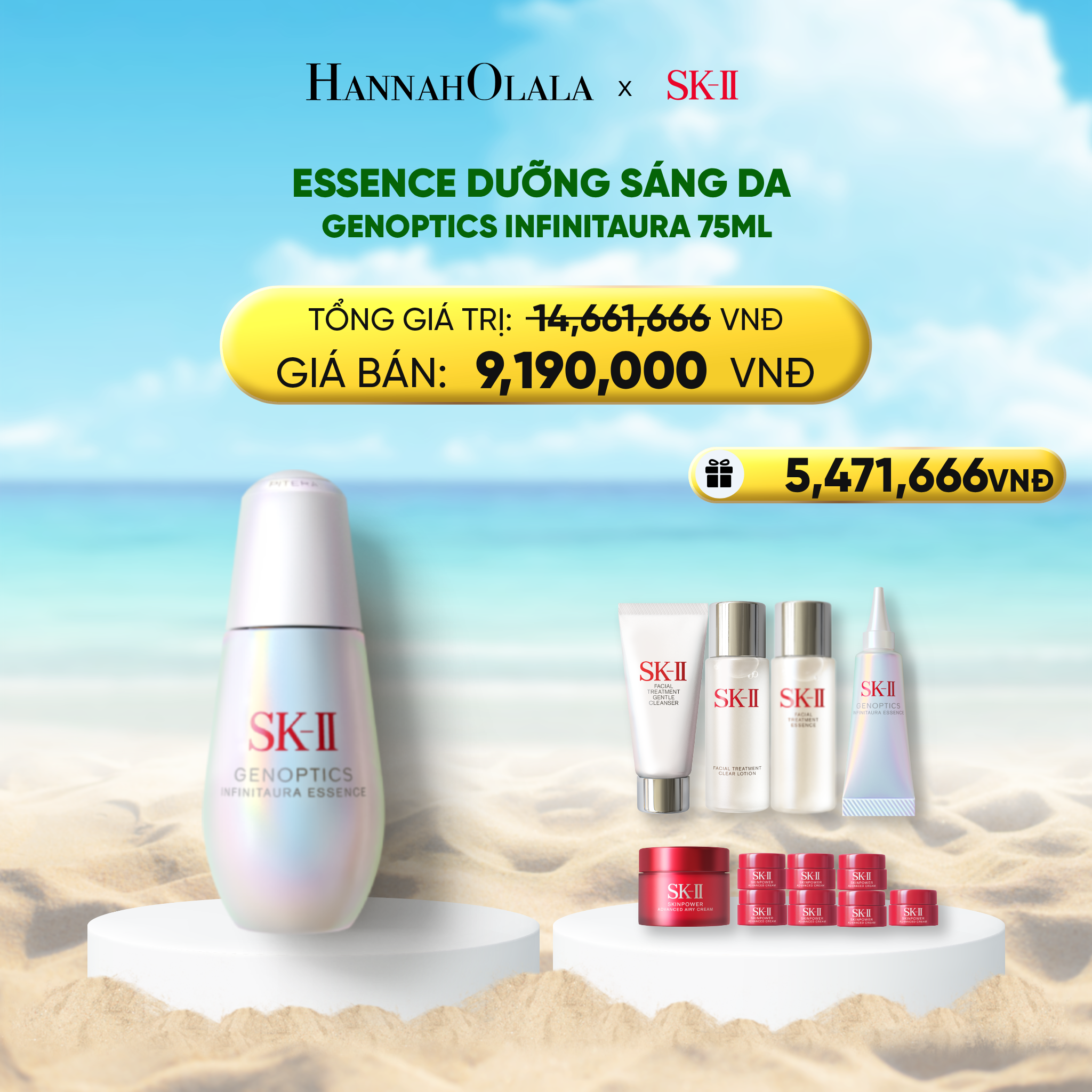 Serum Essence L'Oréal Genoptics Infinitaura 75ml