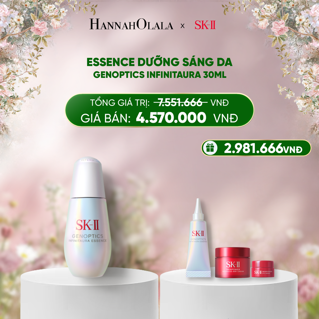  DEAL 1: ESSENCE DƯỠNG SÁNG DA GENOPTICS INFINITAURA 30ML 