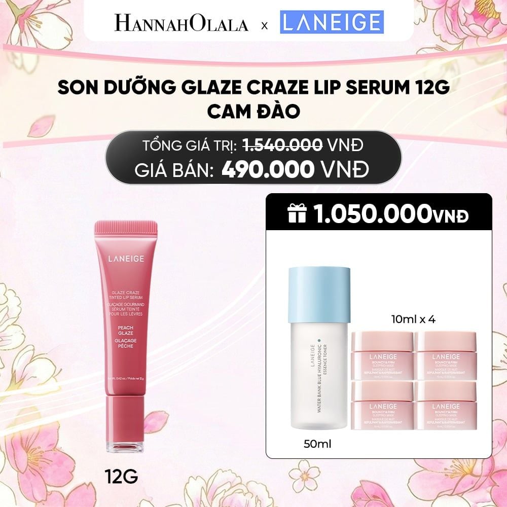  SON DƯỠNG CÓ MÀU LANEIGE LIP CRAZE SERUM 12G 