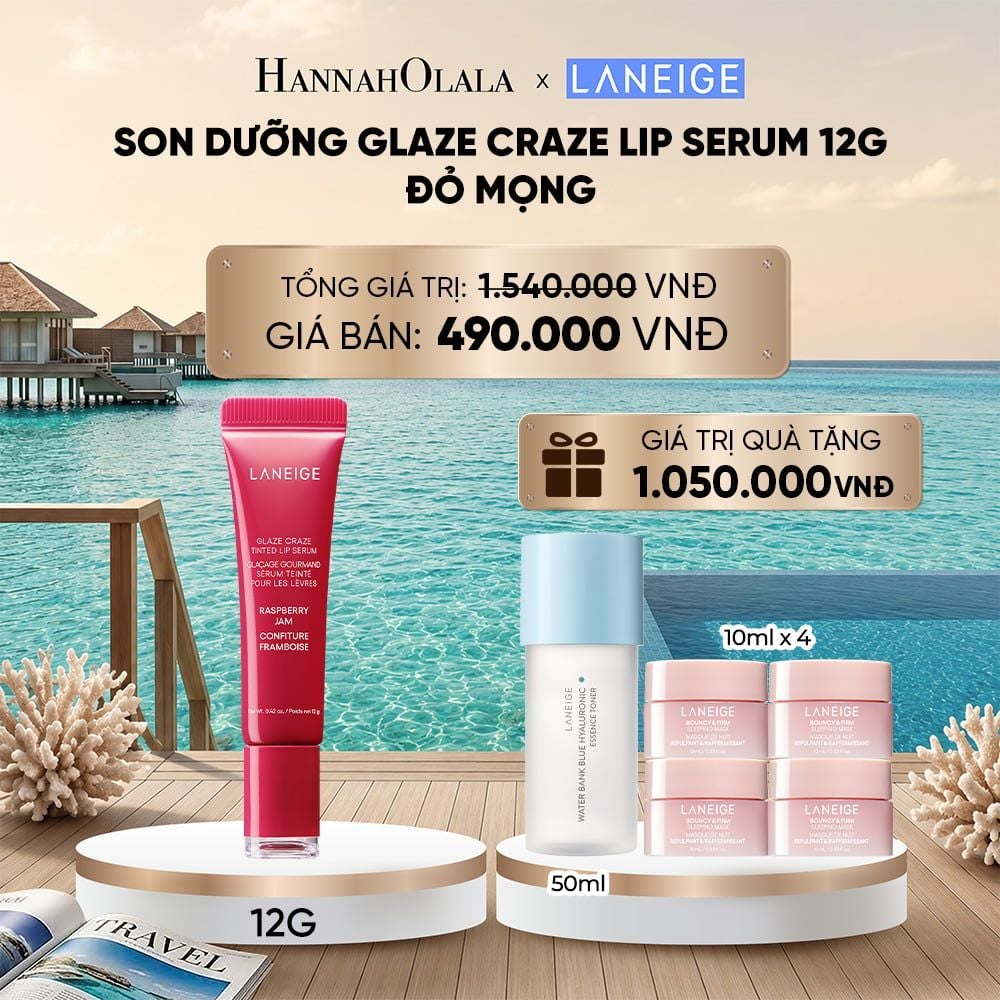  SON DƯỠNG CÓ MÀU LANEIGE LIP CRAZE SERUM 12G_ D1474 