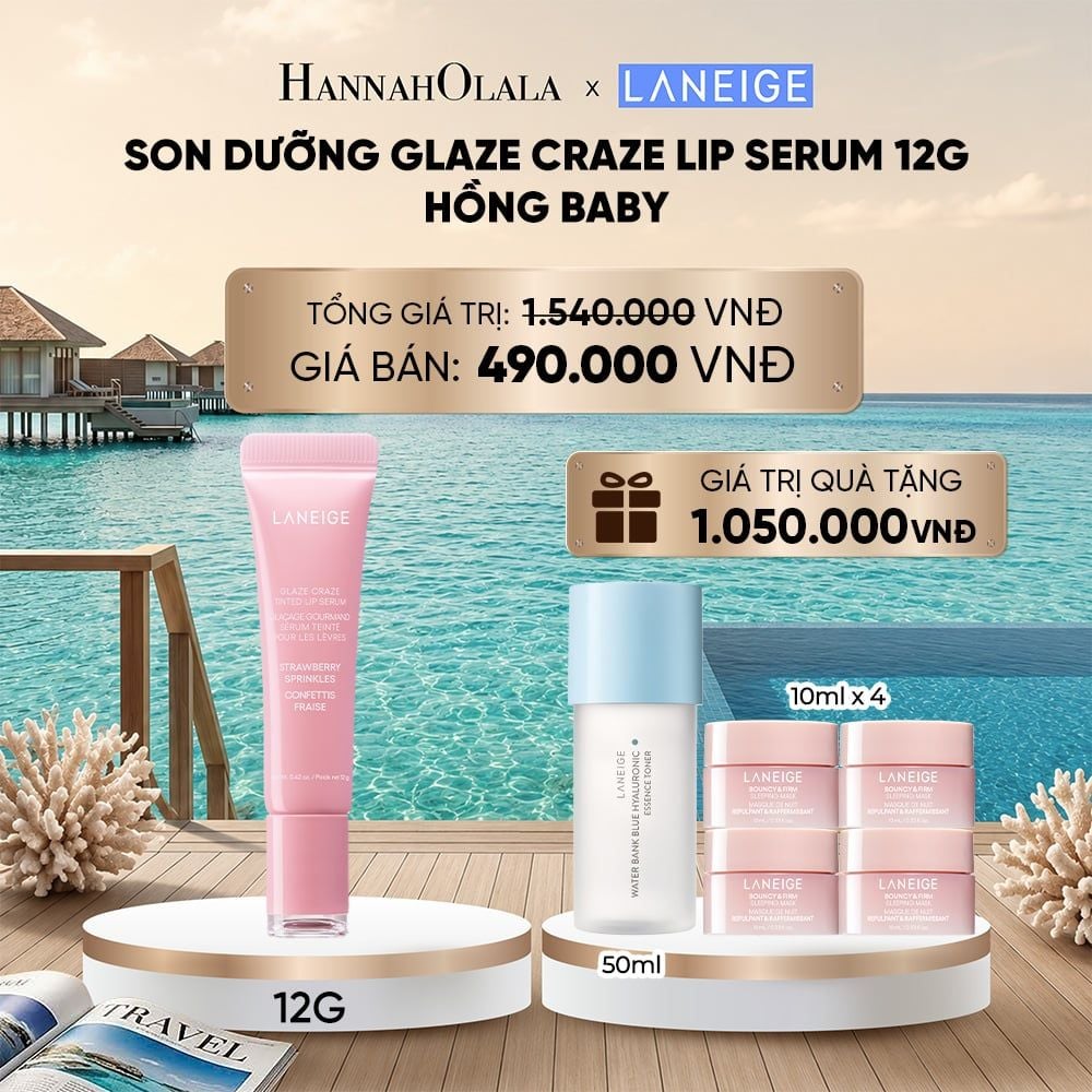  SON DƯỠNG CÓ MÀU LANEIGE LIP CRAZE SERUM 12G_ D1474 