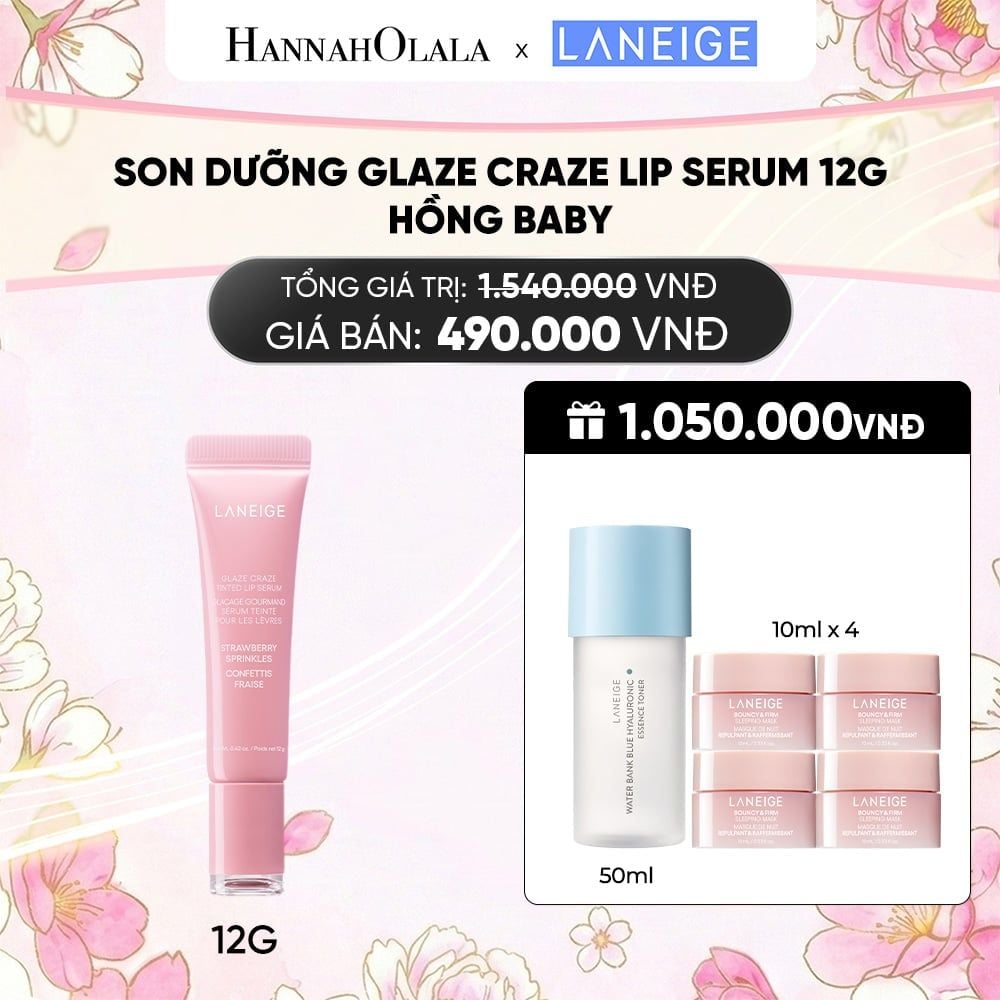  SON DƯỠNG CÓ MÀU LANEIGE LIP CRAZE SERUM 12G 