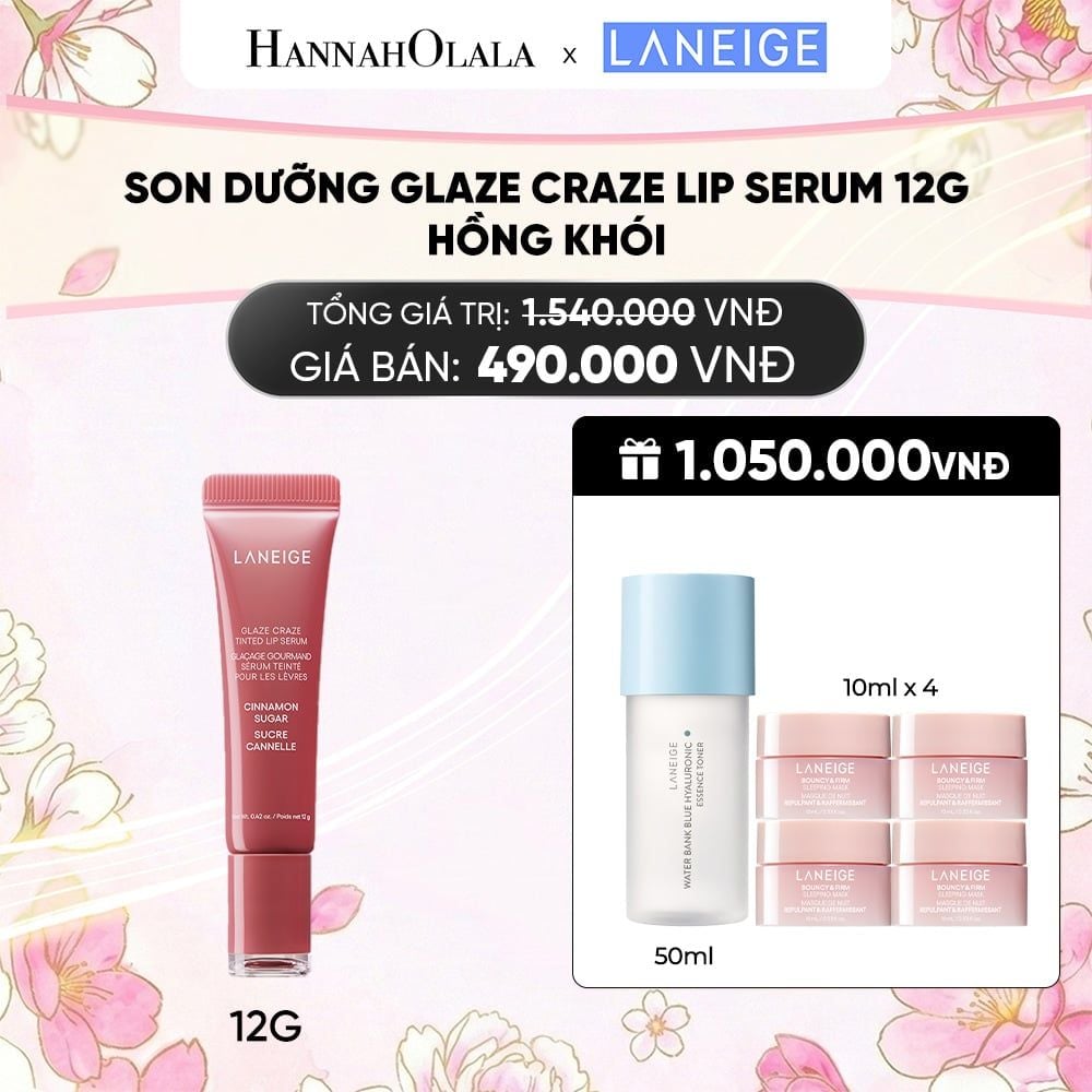 SON DƯỠNG CÓ MÀU LANEIGE LIP CRAZE SERUM 12G 