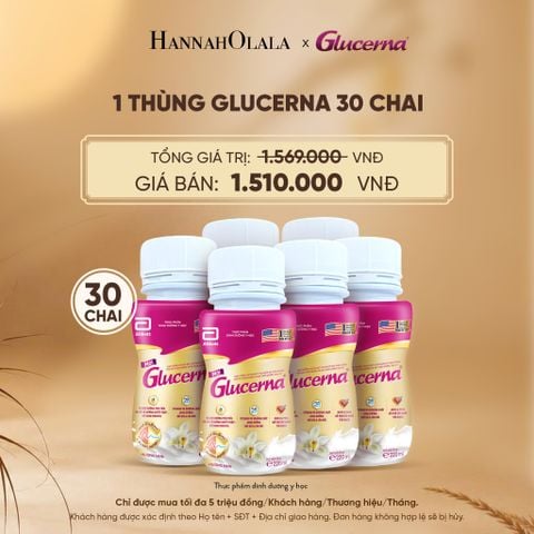  1 THÙNG GLUCERNA 30 CHAI DEAL 4: - E159 