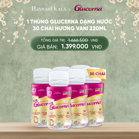  D681_DEAL 4: 1 THÙNG GLUCERNA 30 CHAI 
