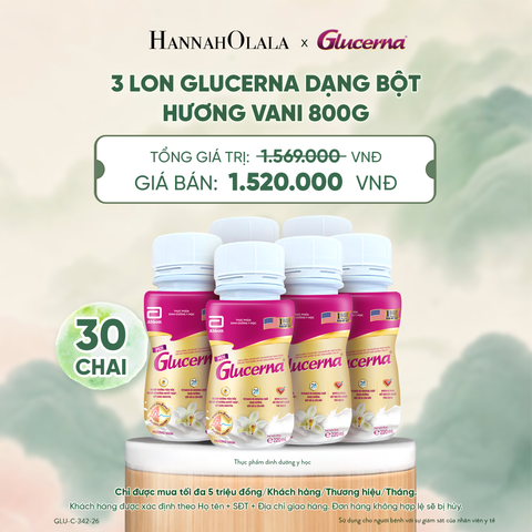 1 THÙNG GLUCERNA 30 CHAI DEAL 4: - A1573 