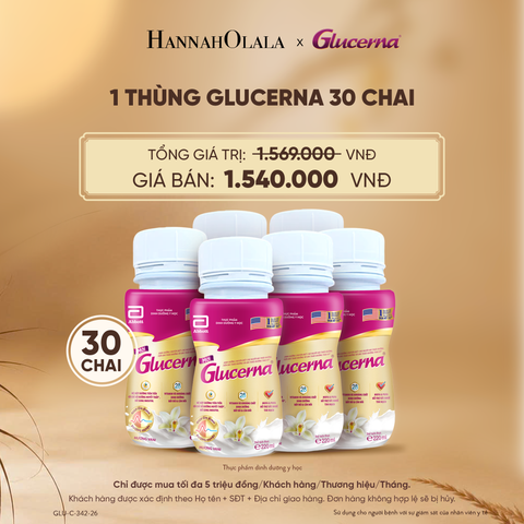  1 THÙNG GLUCERNA 30 CHAI DEAL 4: - E103 